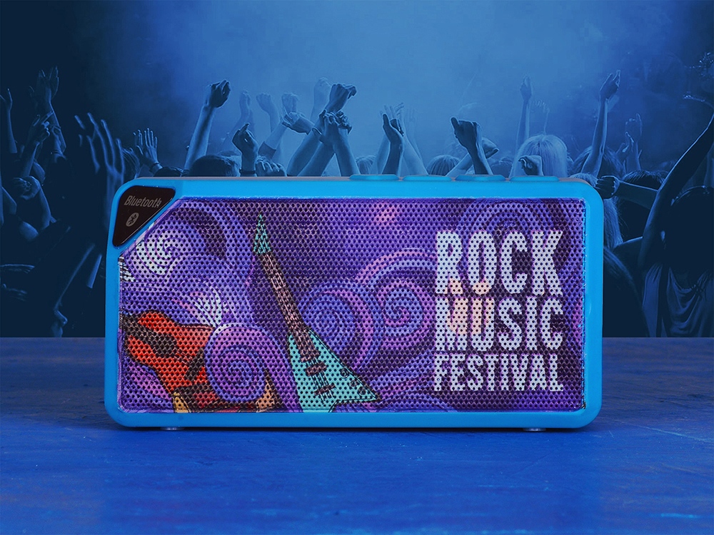 Портативная колонка Bermuda с функцией Bluetooth, черный