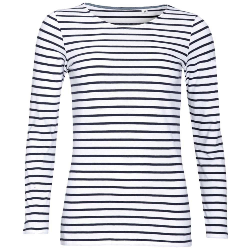 Футболка женская Marine Women с логотипом Sol's | Print Logo