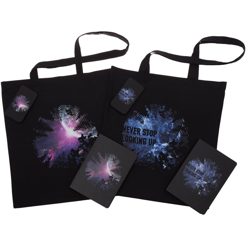 Холщовая сумка Look Up — пример нанесения логотипа (Принтэссенция) | Print Logo