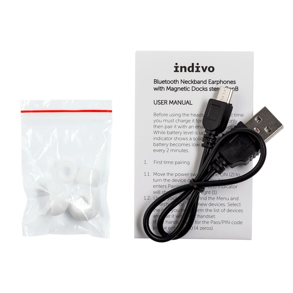 Bluetooth наушники stereoBand, ver.2 фото на сайте Print Logo.