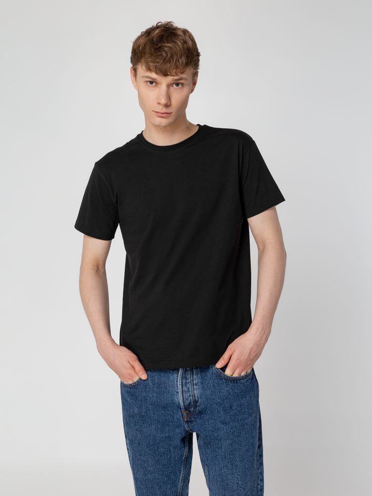 Футболка унисекс T-Bolka 160, черная, размер 4XL