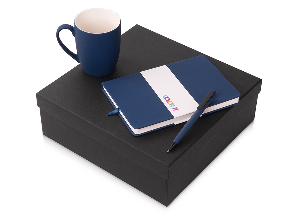 Подарочный набор COLOR IT c блокнотом, ручкой и кружкой с логотипом  | Print Logo