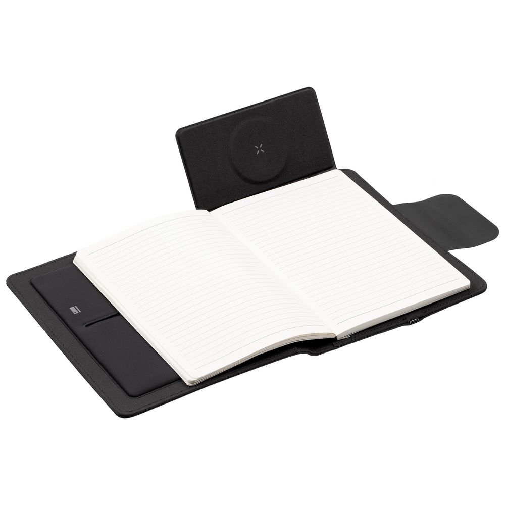 Органайзер Midstream, с блокнотом и аккумулятором фото на сайте Print Logo.