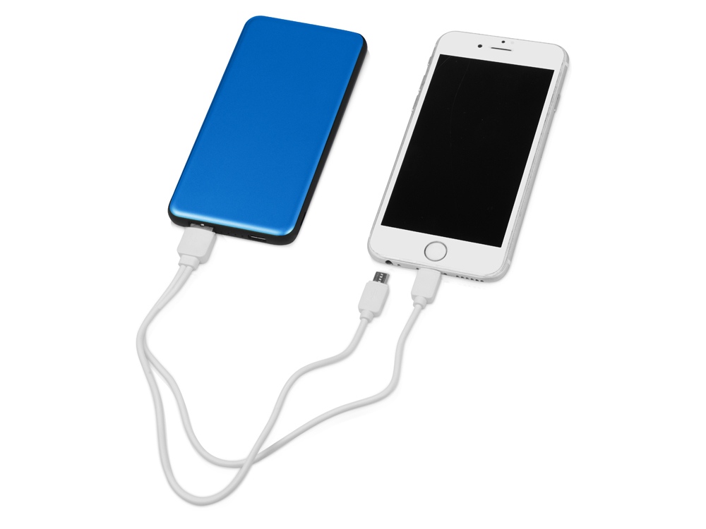 Портативное зарядное устройство Shell Pro, 10000 mAh, синий/черный