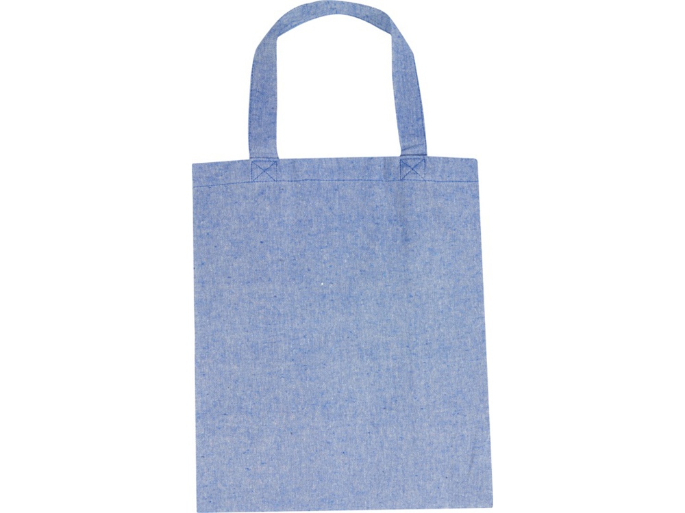 Pheebs, эко-сумка из переработанного хлопка, плотность 150 г/м2, синий меланж