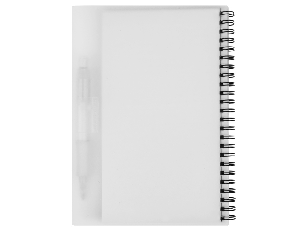 Блокнот А5 Hyatt с ручкой шариковой, белый