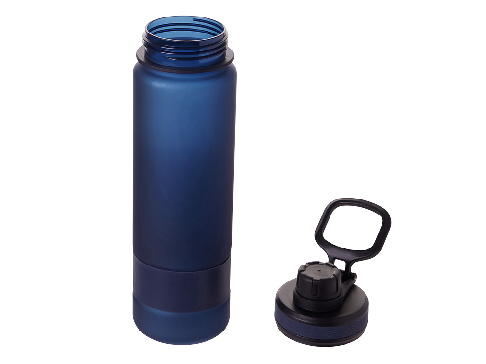 Бутылка Misty с ручкой, 850 мл, темно-синий