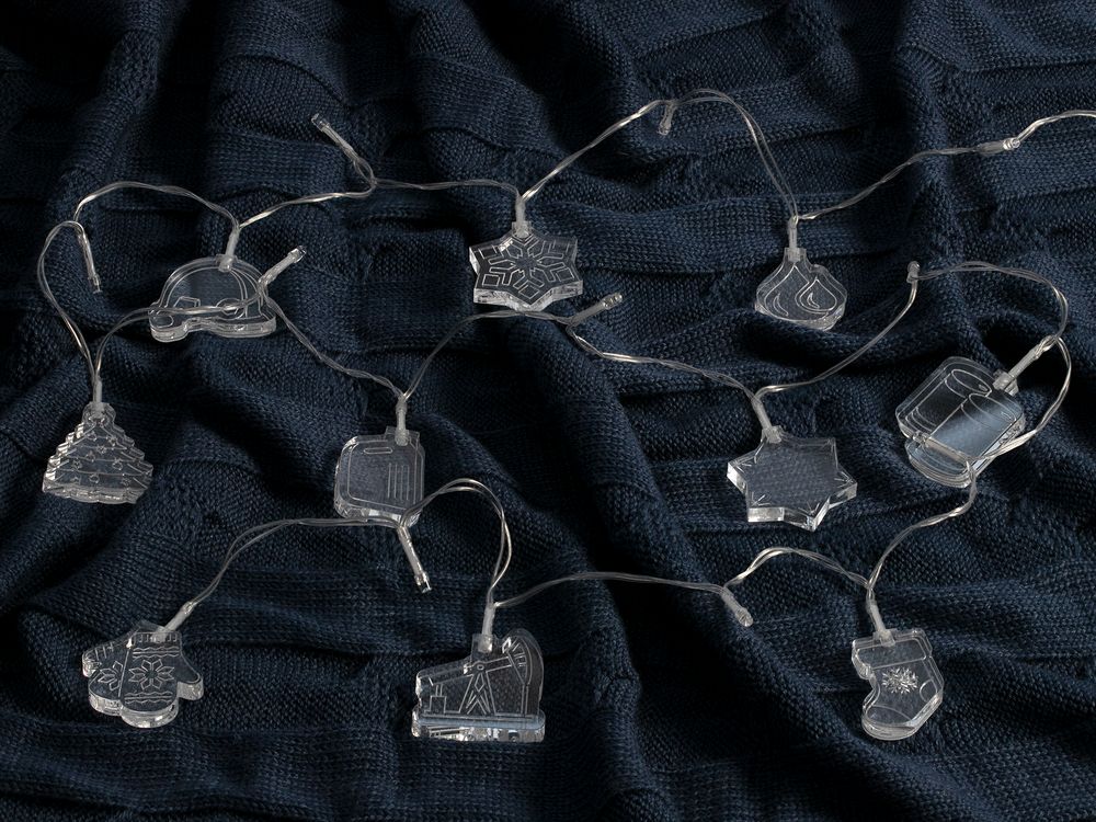 Светодиодная гирлянда Fuel Up — пример нанесения логотипа (сделано в России) | Print Logo