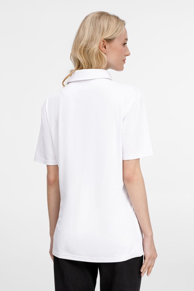 Рубашка поло унисекс Senti, белая, размер M