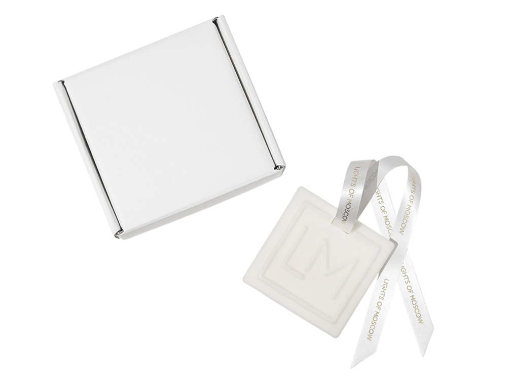 Ароматическое саше, жасмин и миндаль, амбра с логотипом Lights of Moscow | Print Logo