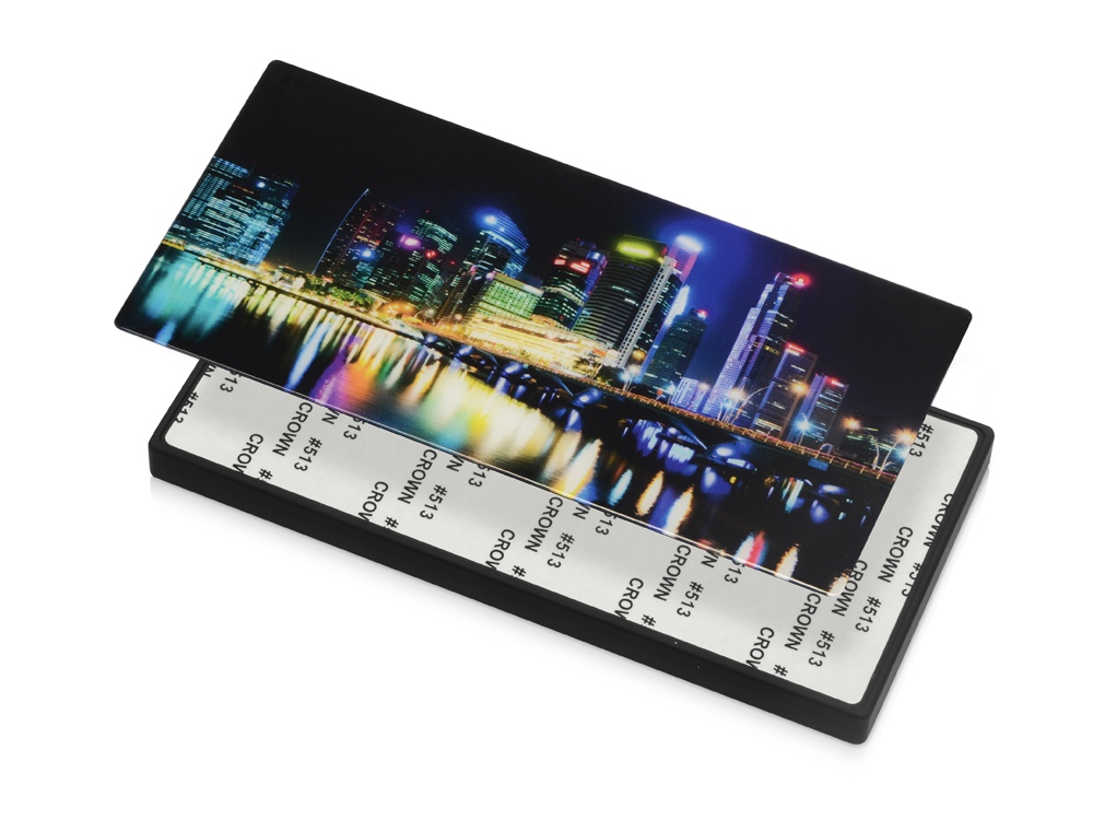 Внешний аккумулятор Render с закаленным стеклом, 5000 mAh с логотипом  | Print Logo