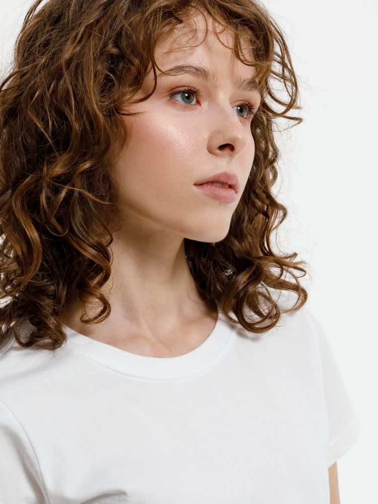 Футболка женская T-bolka Lady, белая (белоснежная), размер 3XL