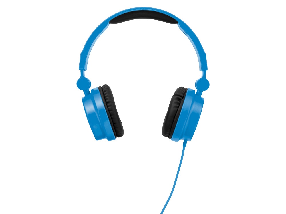 Наушники складные Rally, ярко-синий