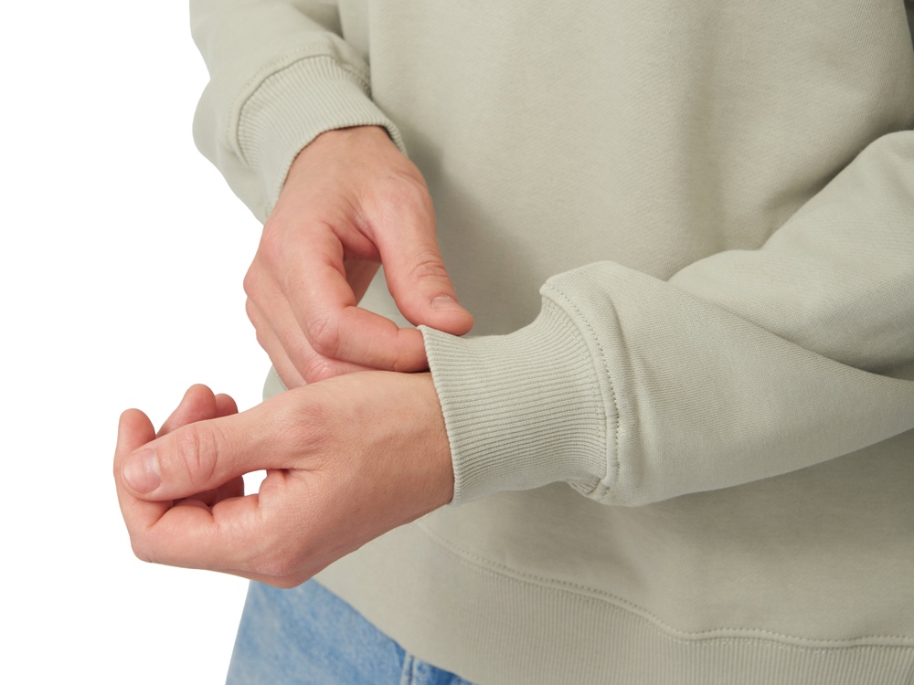 Свитшот оверсайз с рукавом реглан Belgrade, унисекс, оливковый