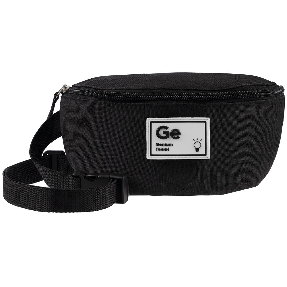 Поясная сумка с патчами «Химия состояний» — пример нанесения логотипа (Соль) | Print Logo