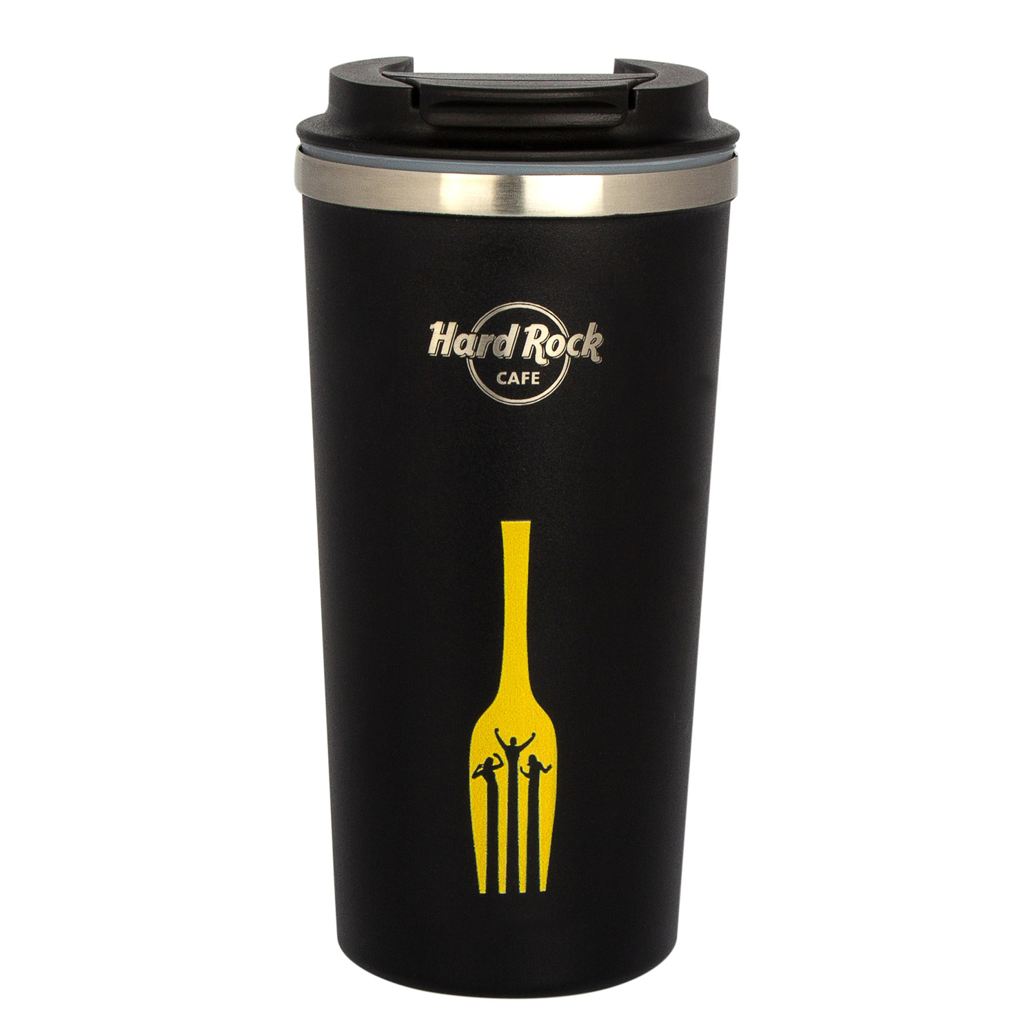 Термокружка вакуумная Палермо (Palermo), серая, гладкая поверхность — пример нанесения логотипа (Portobello Термокружки) | Print Logo