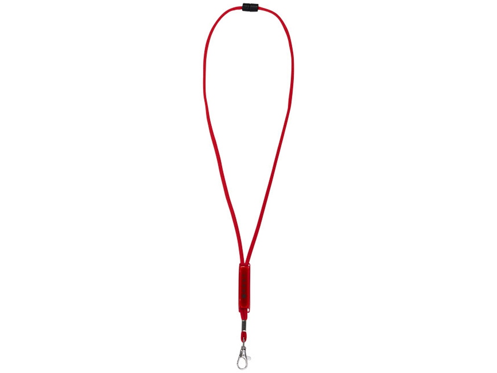 Шнурок Landa с регулируемой вставкой, красный