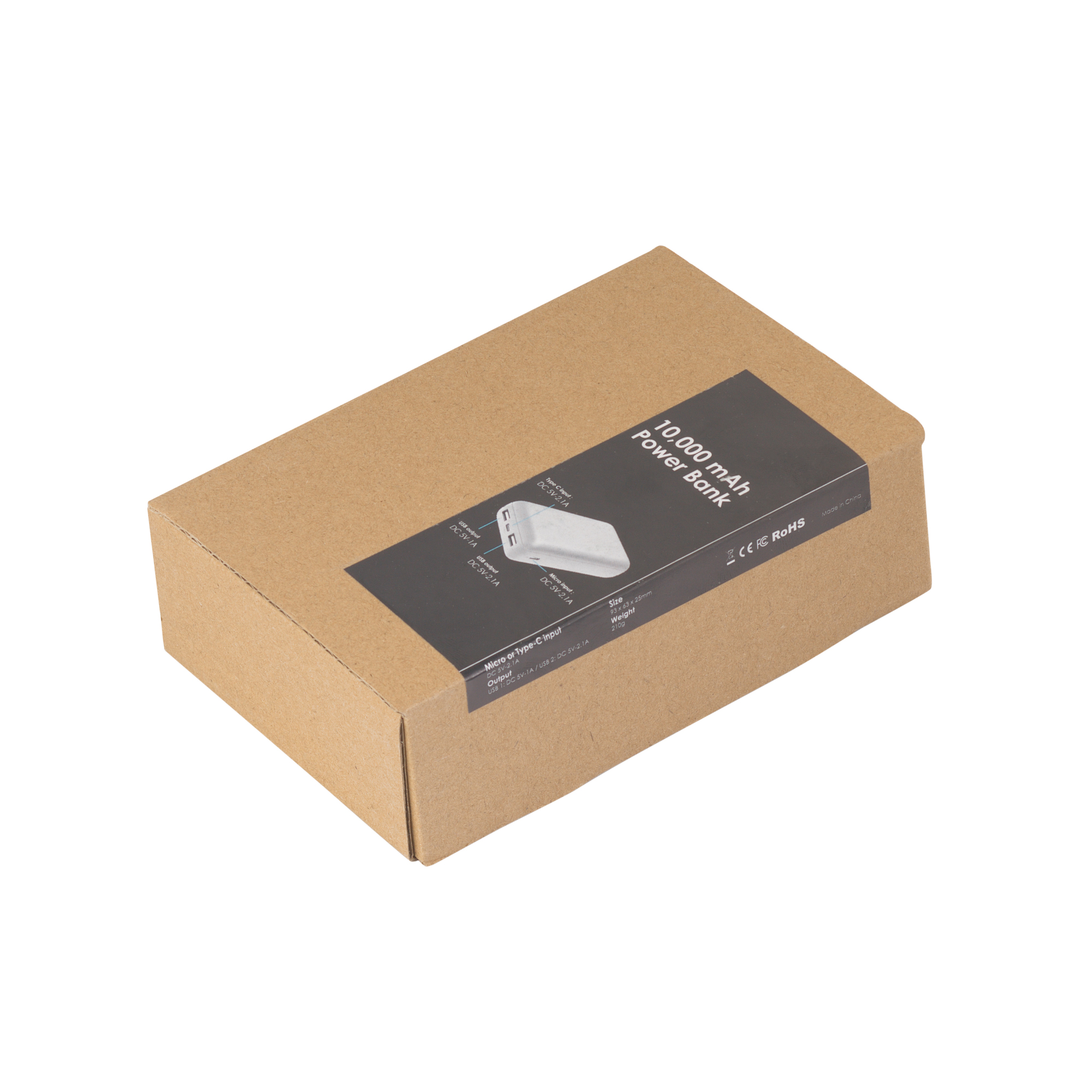 Зарядное устройство "Compact+", 10000 mAh фото на сайте Print Logo.