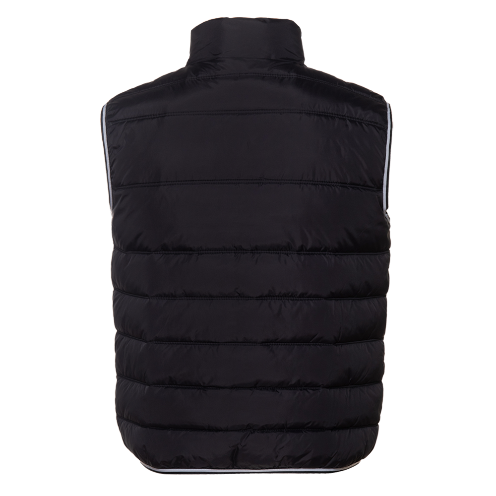 Жилет мужской STAN утепленный таффета 210T,65, 82, Черный с контрастом,  (201)  (48/M)