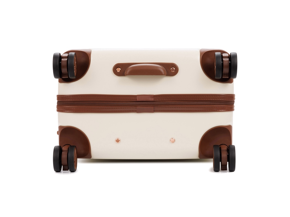 Чемодан BUGATTI АМЕЛИЯ | AMELIA, бежевый, поликарбонат / АБС-пластик, 42х24х67 см, 55 л