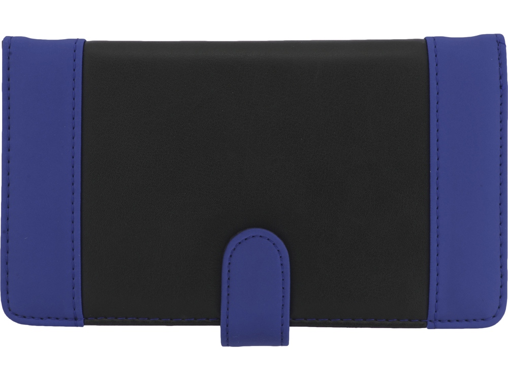 Визитница Эсмеральда на 60 визиток, черный/синий