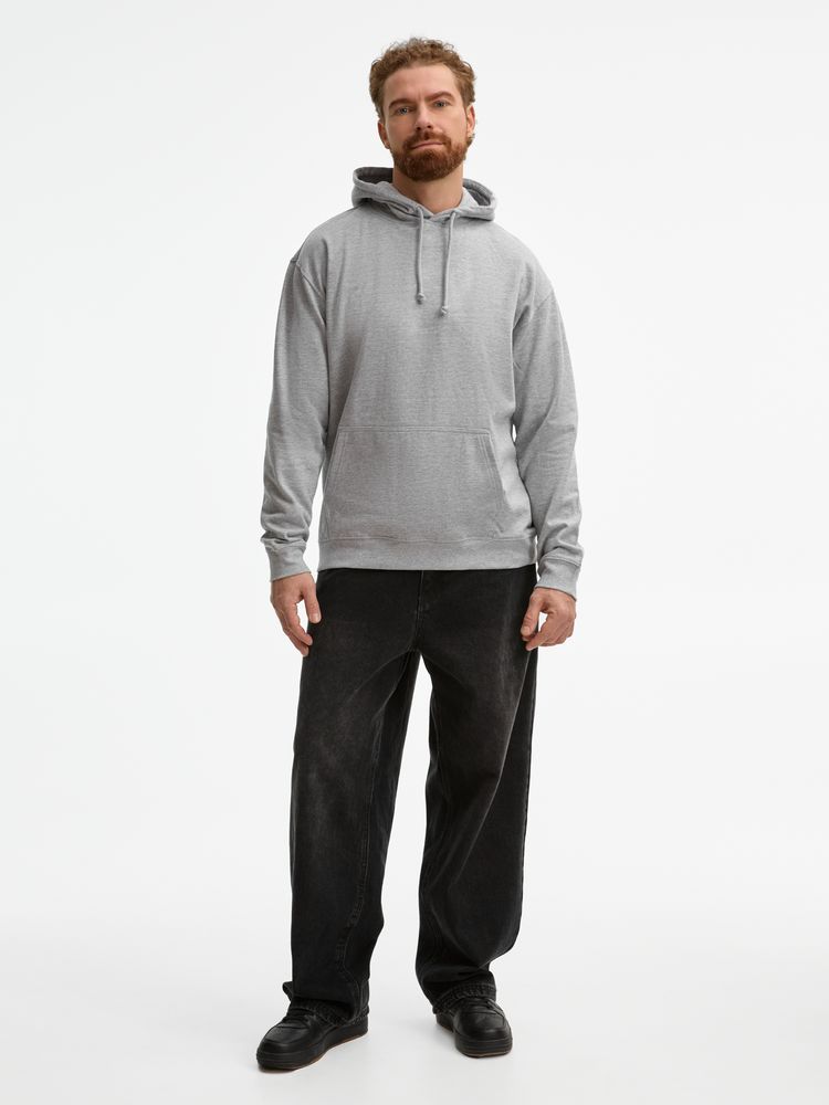 Худи унисекс Condor, серый меланж, размер 3XL