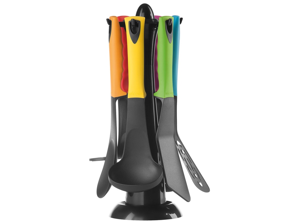 Набор кухонных инструментов FLAVA, 7 предметов с логотипом Nadoba | Print Logo