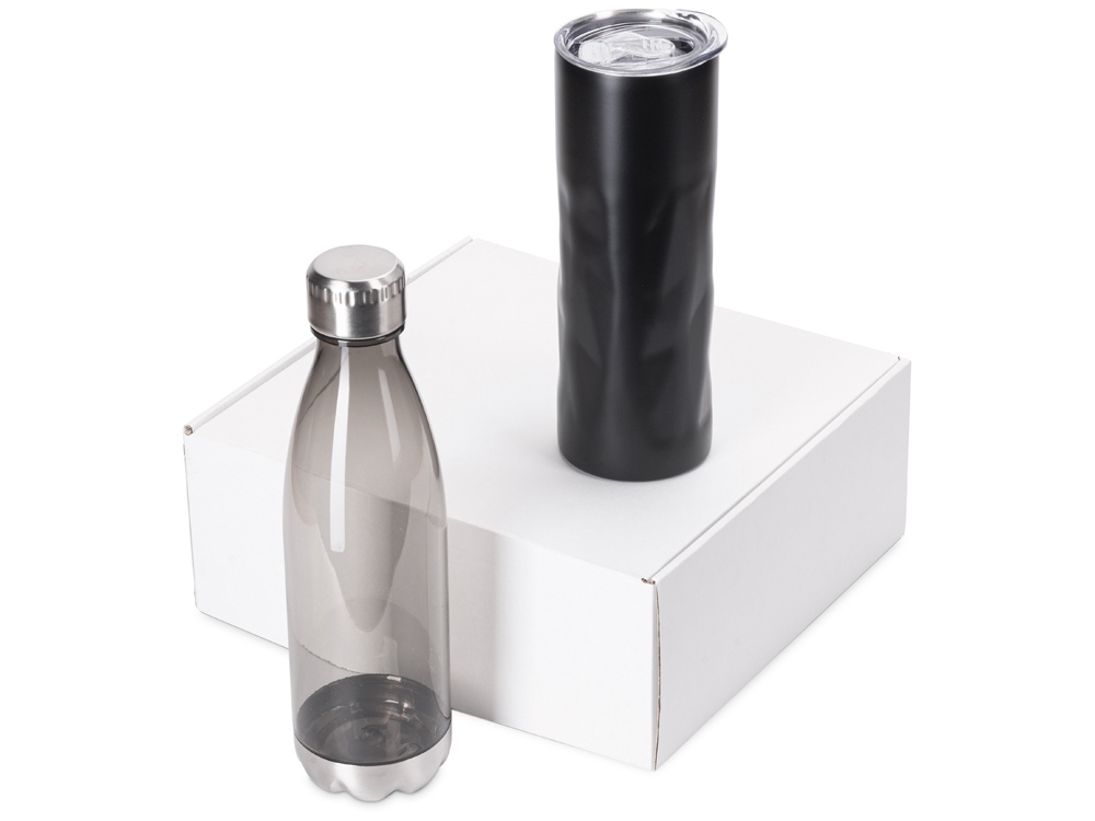 Подарочный набор с термокружкой и бутылкой Water cross с логотипом  | Print Logo