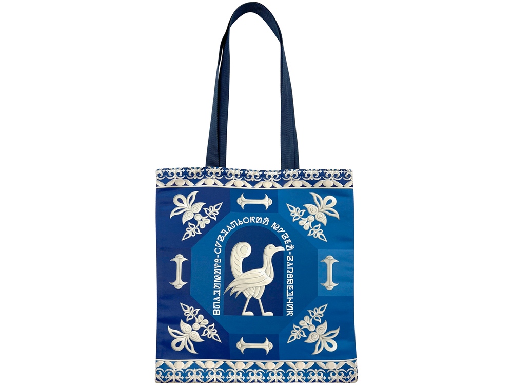 Шоппер Птица дивная с логотипом Русские в моде | Print Logo