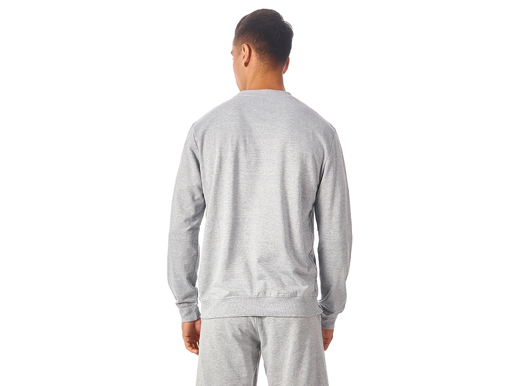 Свитшот Warsaw 220гр, унисекс, серый меланж