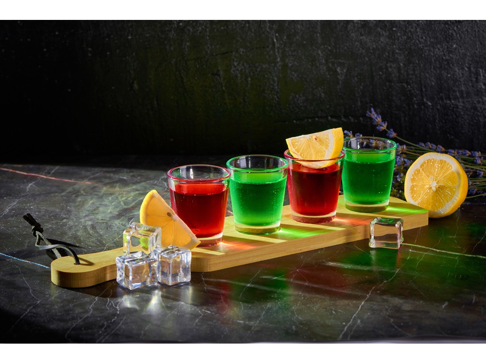 Набор стопок на бамбуковой подставке Shots (Р)