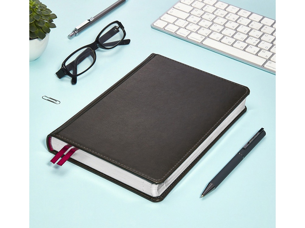 Ежедневник недатированный А5 Parliament, темно-серый