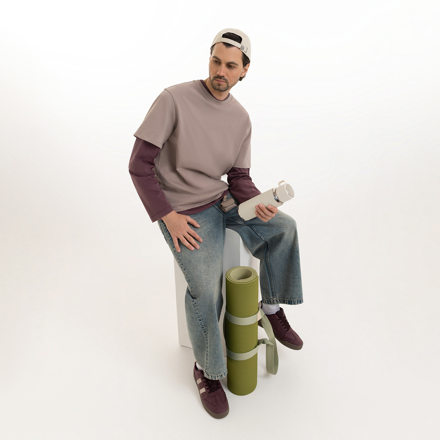 Термос Осло, бежевый