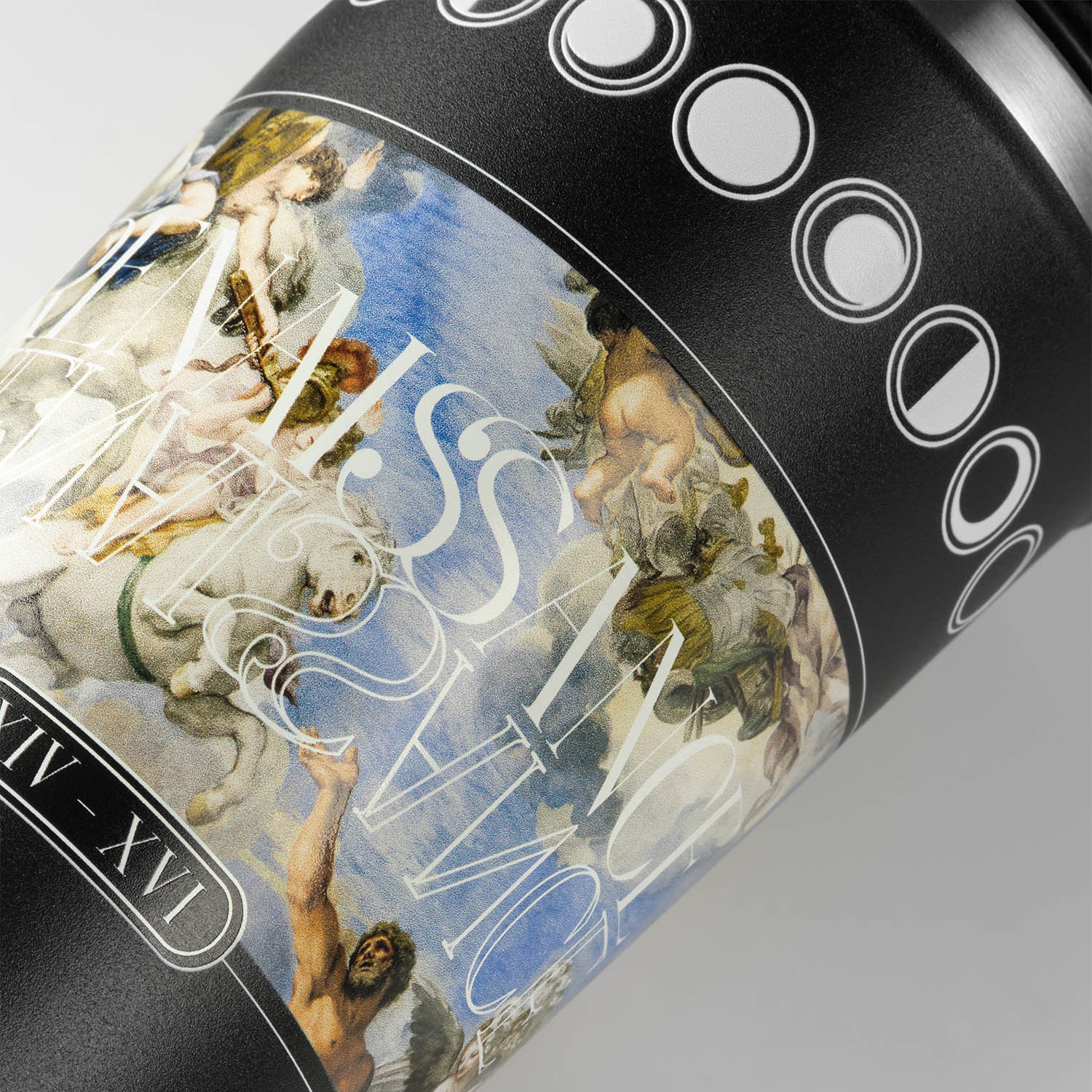 Термокружка вакуумная Палермо (Palermo), серая, гладкая поверхность — пример нанесения логотипа (Portobello Термокружки) | Print Logo