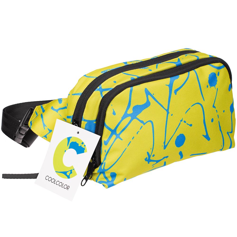 Поясная сумка Doodles — пример нанесения логотипа (CoolColor) | Print Logo