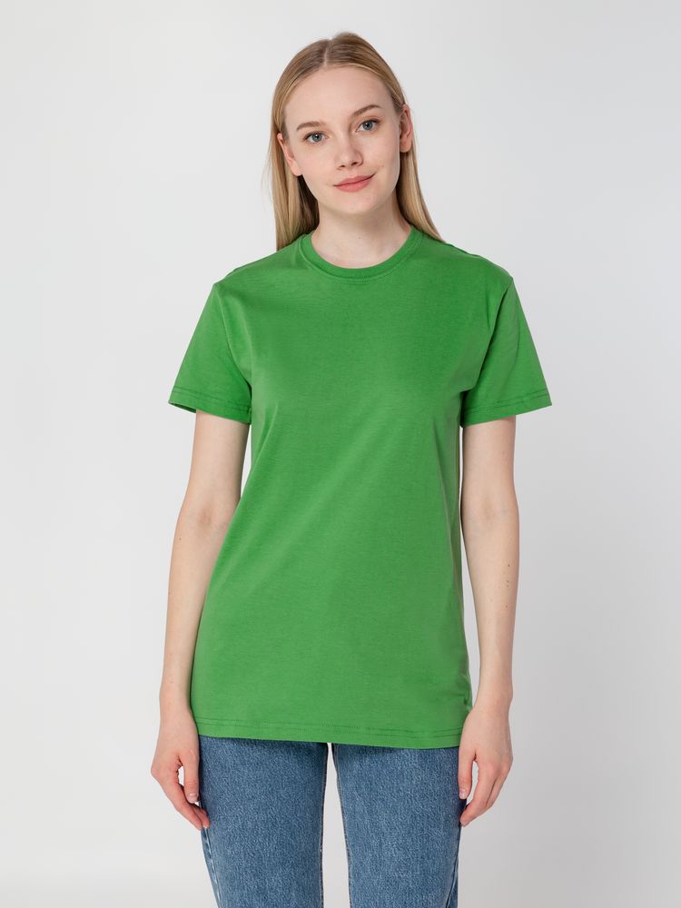 Футболка унисекс T-bolka 160, ярко-зеленая, размер M