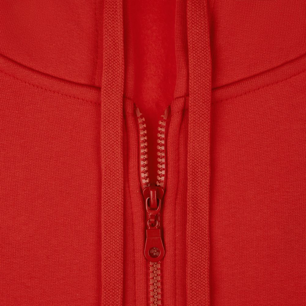 Толстовка на молнии с капюшоном Siverga Heavy 2.0, красная, размер 3XL