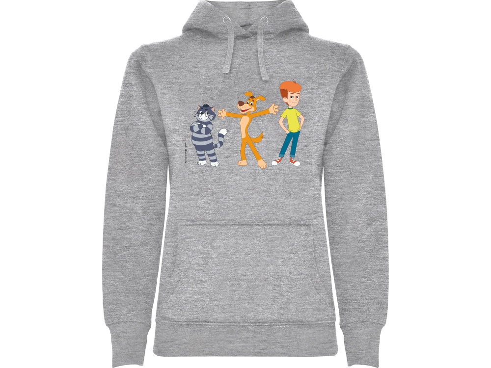 Толстовка с капюшоном Простоквашино женская с логотипом Союзмультфильм x Oasis | Print Logo