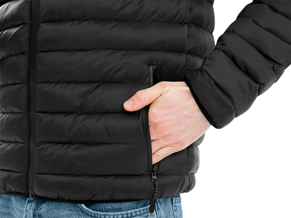 Стеганая куртка Uniqloud, черный