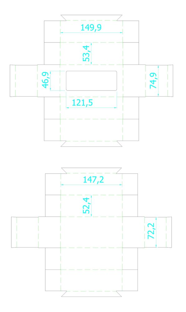 Коробка с окном Vindu — пример нанесения логотипа () | Print Logo
