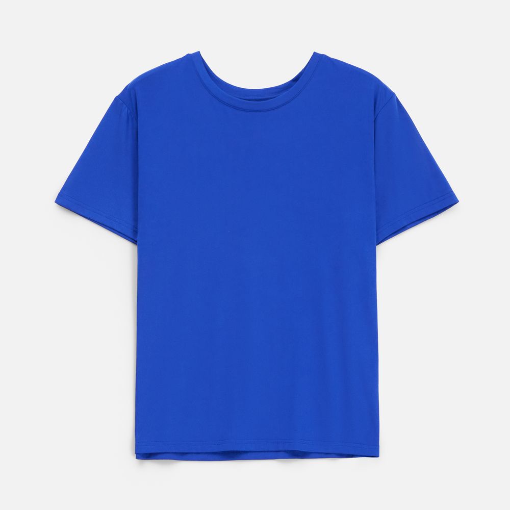 Футболка унисекс Senti, ярко-синяя, размер 4XL