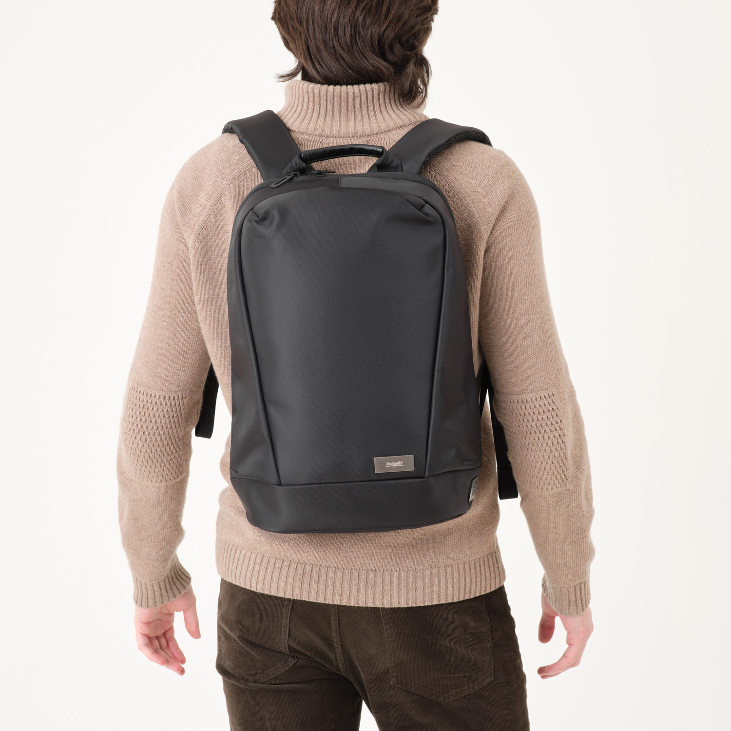 Бизнес рюкзак Альтер (Alter) с USB разъемом, черный фото на сайте Print Logo.