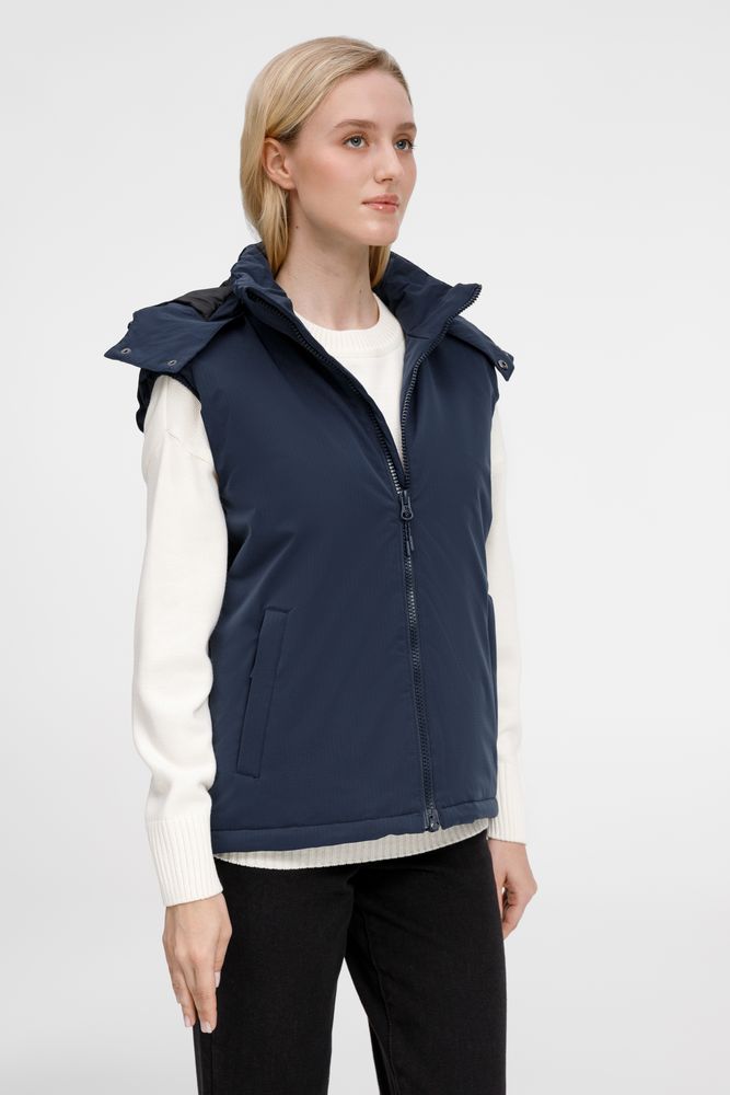 Жилет унисекс Sfera, темно-синий, размер 3XL