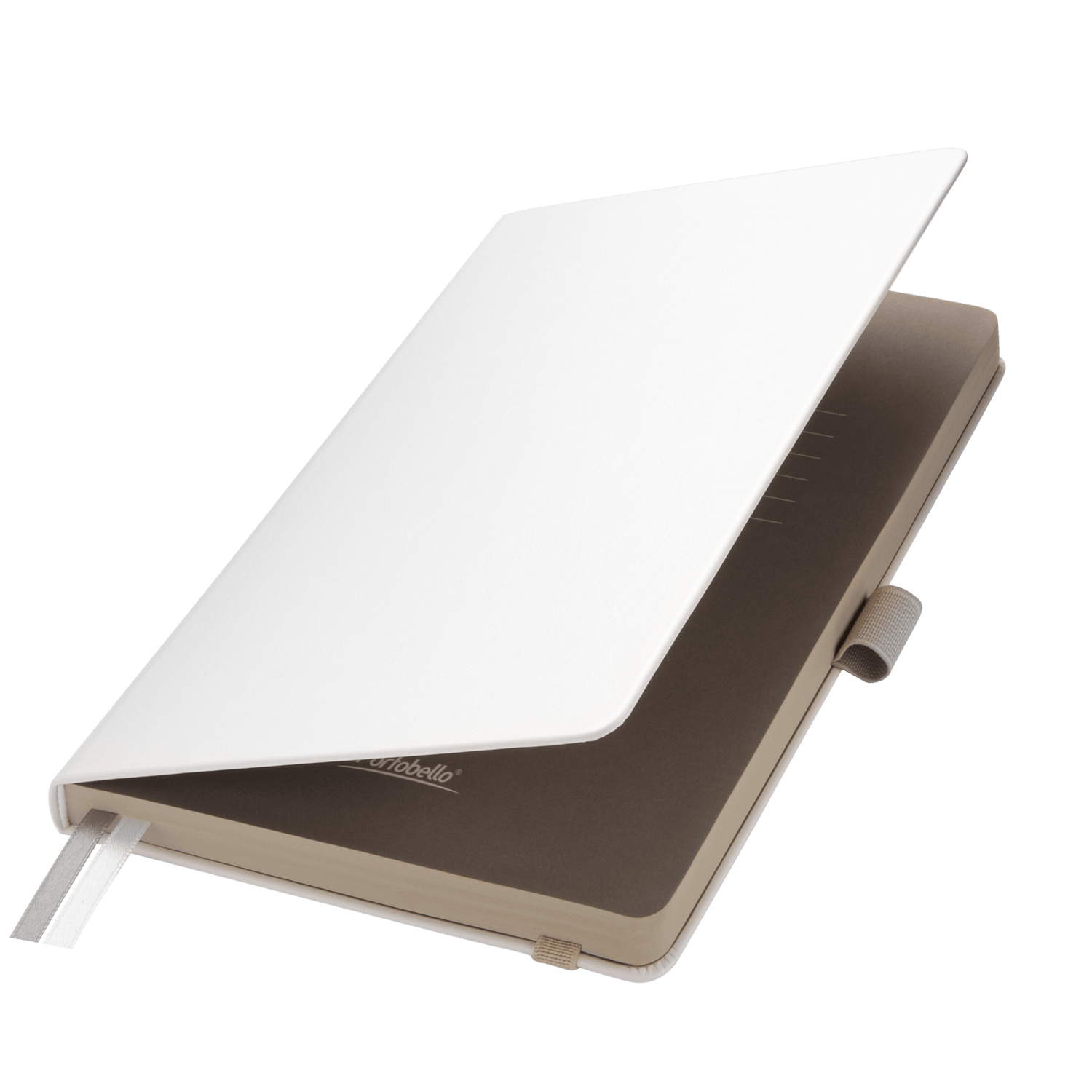 Ежедневник Арктик (Arctic) недатированный, белый/серый