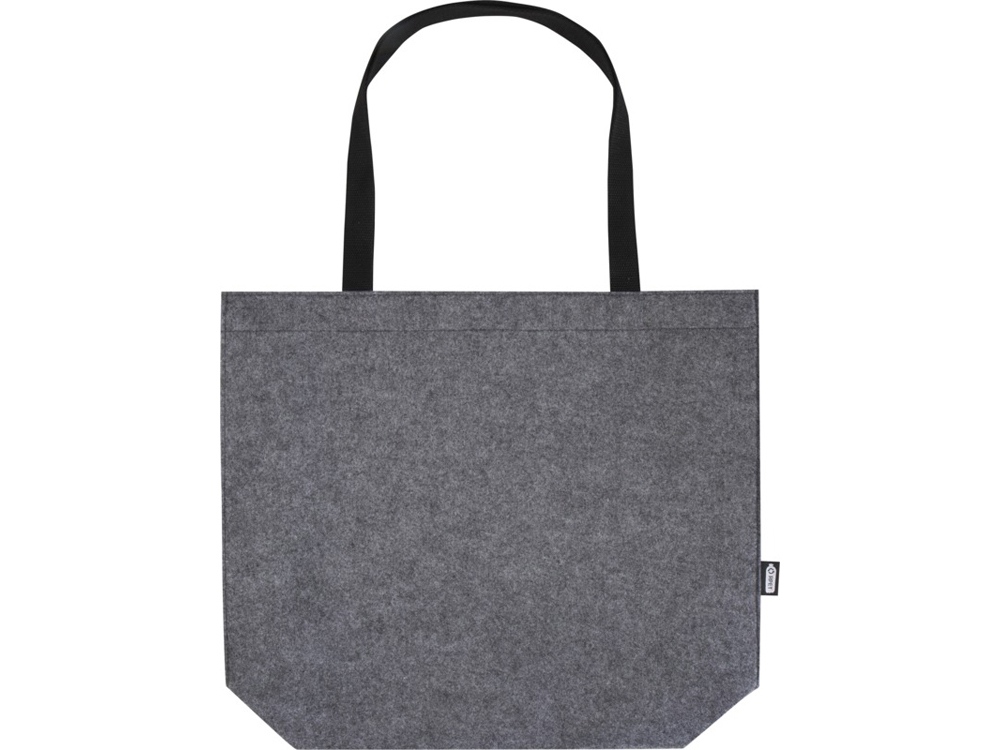 Эко-сумка фетровая Felta с широким дном , серый