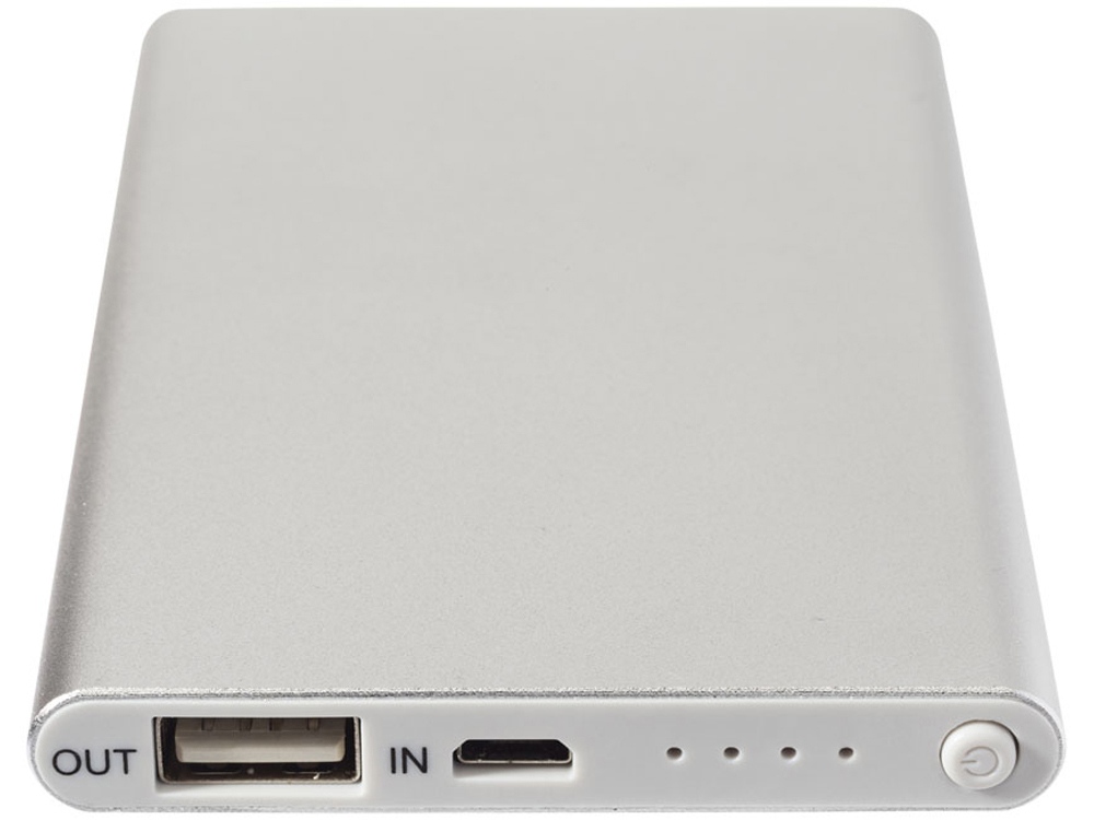 Портативное зарядное устройство Pep 4000 mAh, серебристый