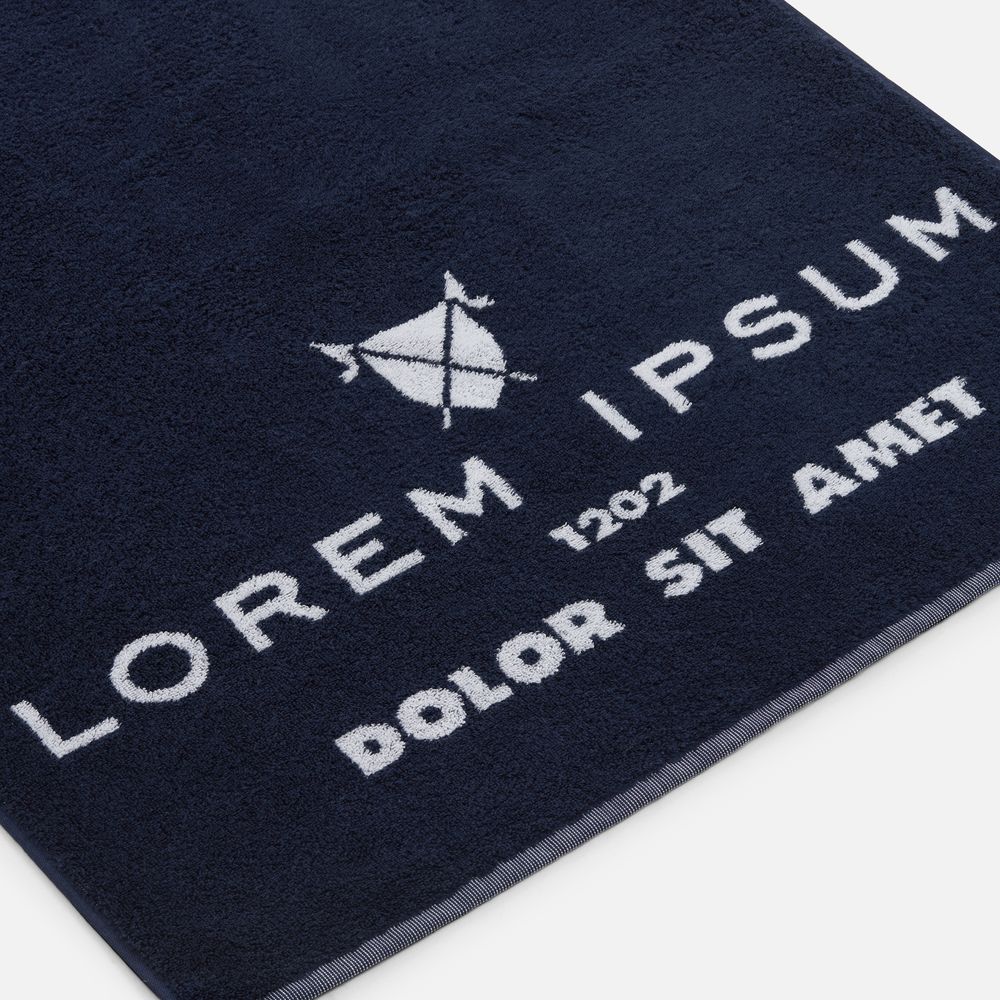 Полотенце на заказ Surpass с пестротканым логотипом фото на сайте Print Logo.