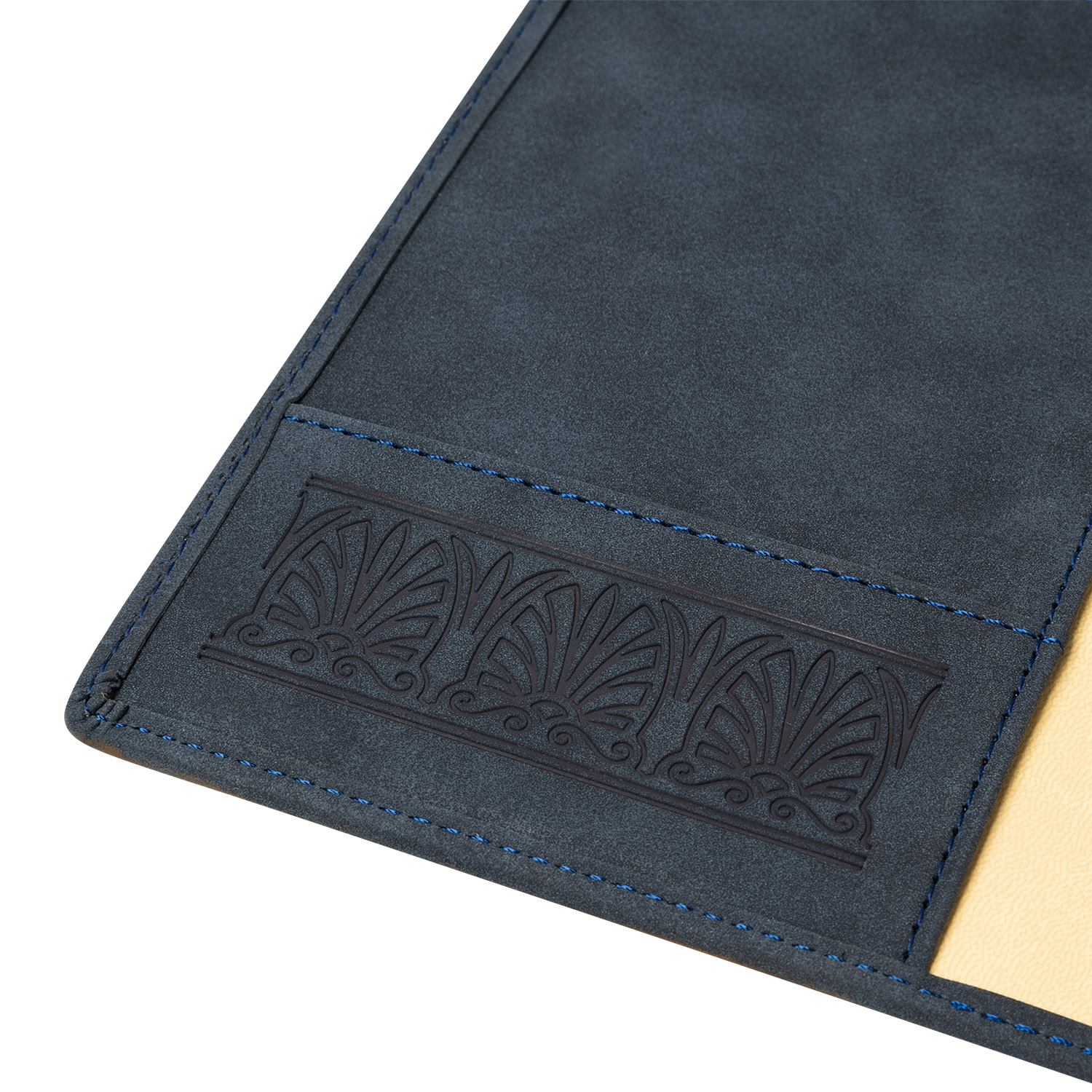 Ежедневник-портфолио Роял (Royal NEO) недатированный в подарочной коробке, синий