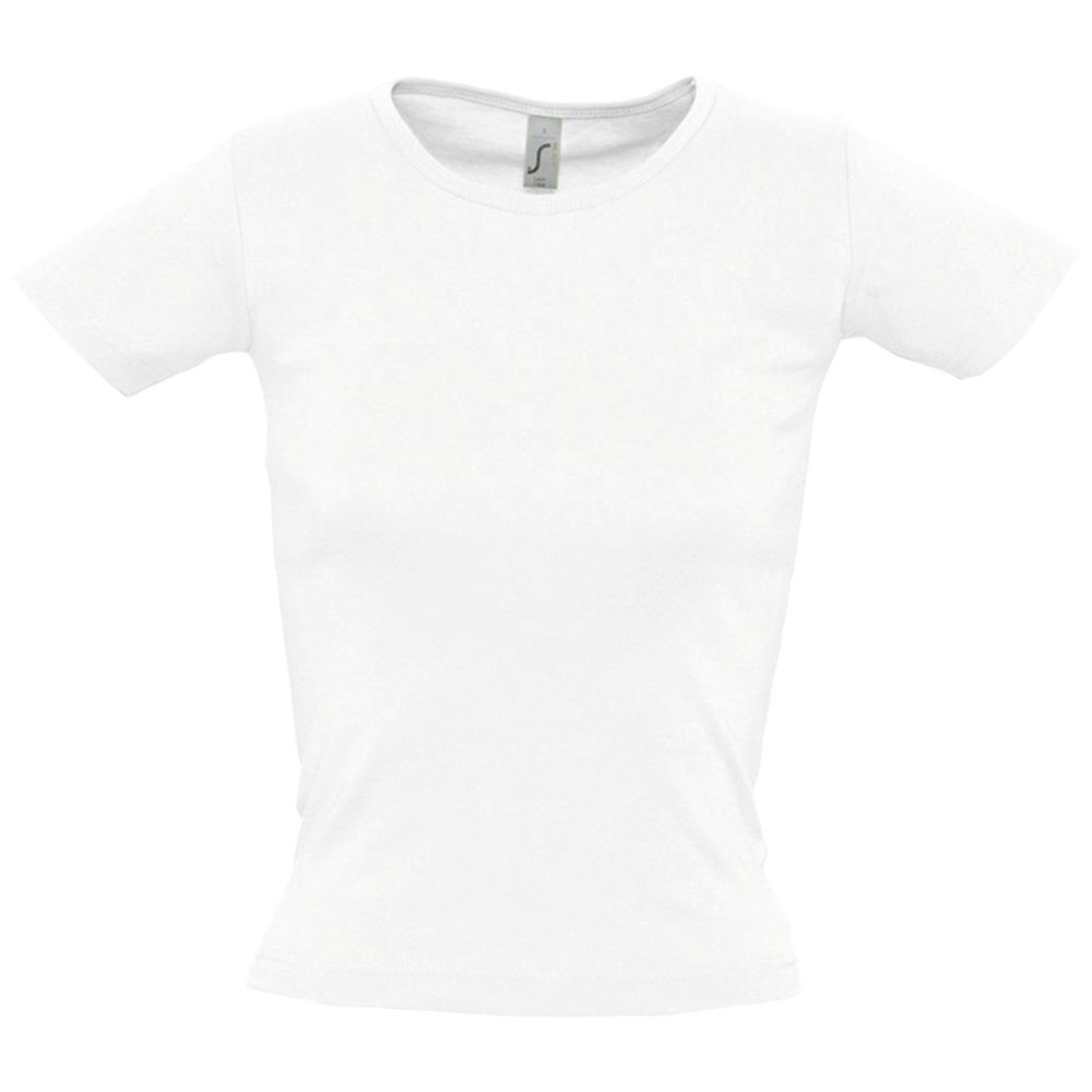 Футболка женская с круглым вырезом Lady 220 красная с логотипом Sol's | Print Logo