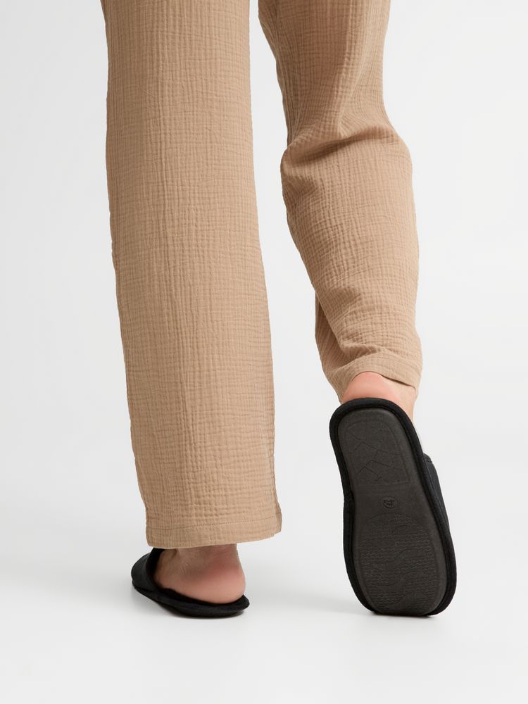 Тапочки домашние Norridge, размер 43-45, черные